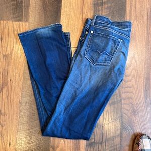 For all 7 mankind bootleg jeans